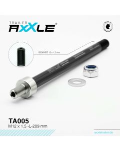 Trailer AxXle TA005 - M12 x 1,5  - L- 209mm