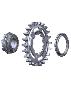 CDX Fin Line Rear Sprocket, 22T Enviolo E9